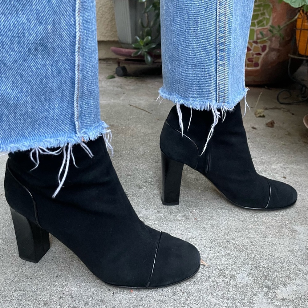 Vintage black Kate Spade all leather boots - Picture 3 of 16